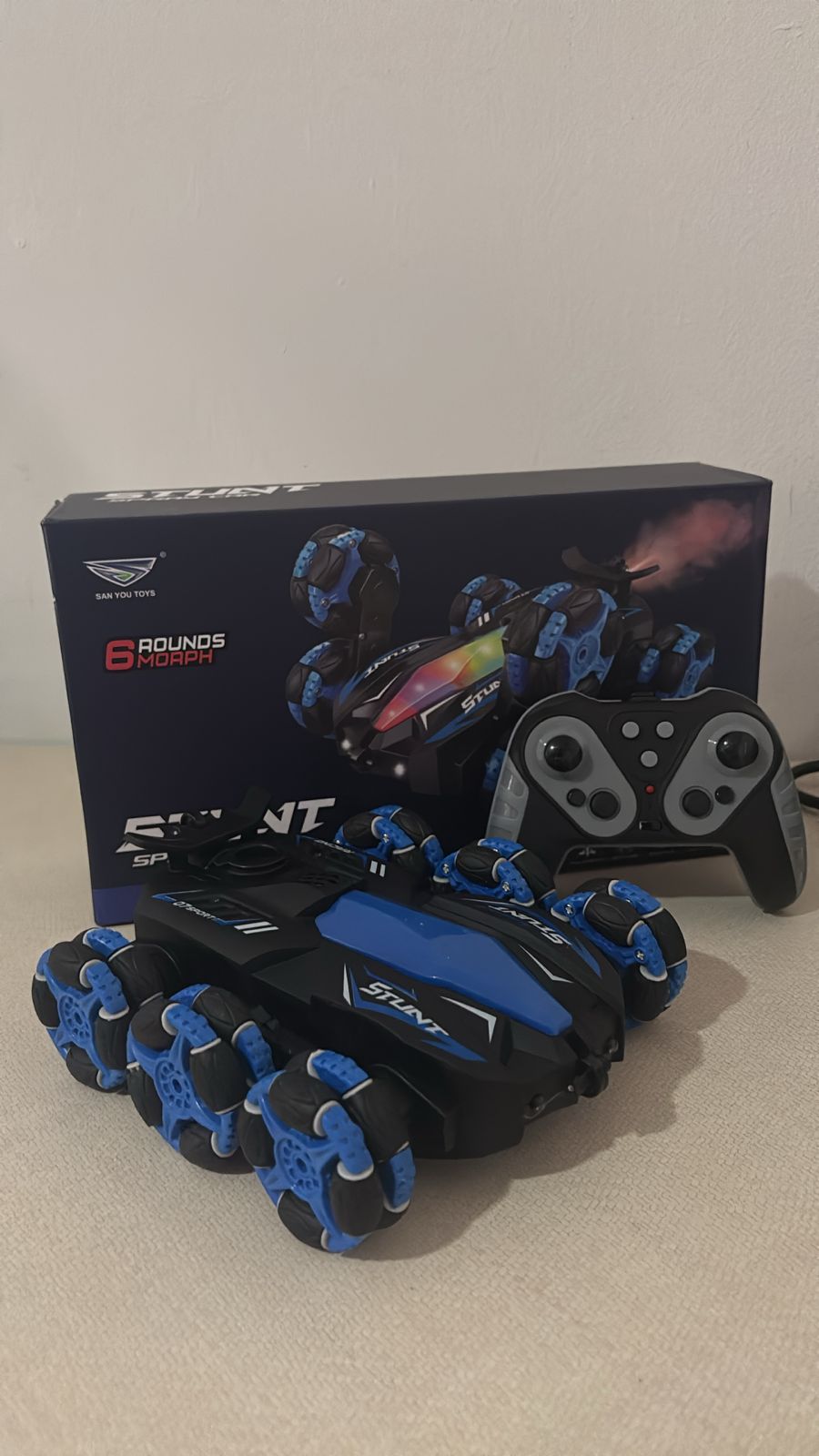 CARRO ACROBATICO 6 RUEDAS TODOTERRENO RC