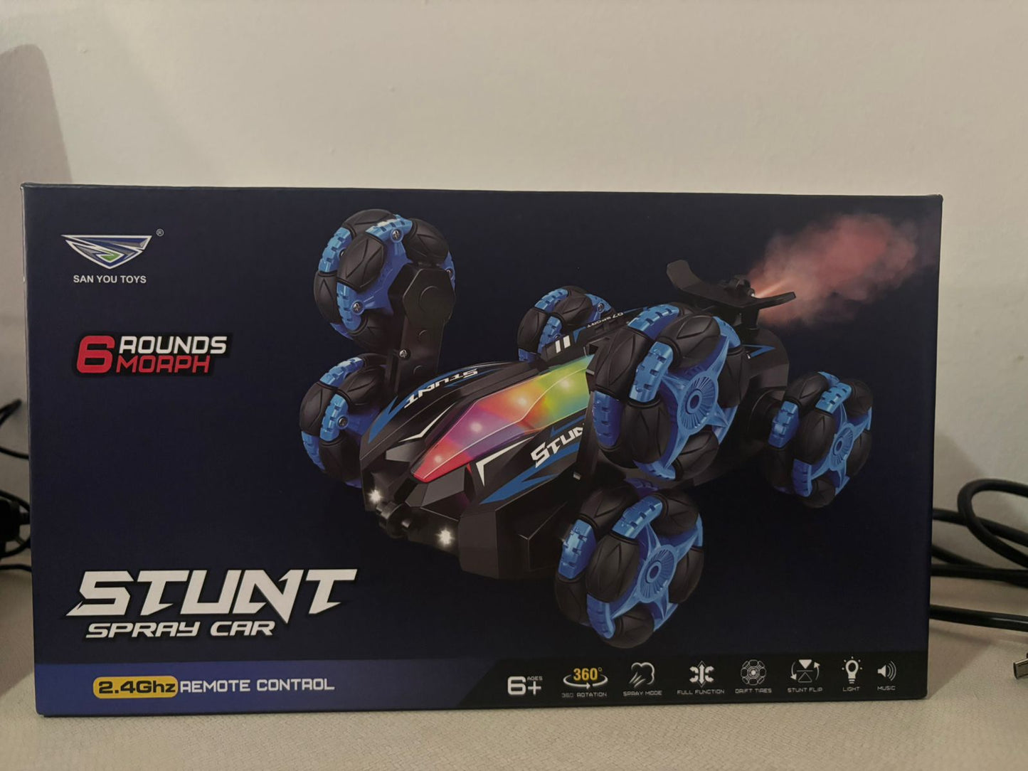 CARRO ACROBATICO 6 RUEDAS TODOTERRENO RC