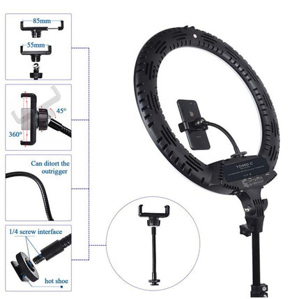 Aro Luz Rgb 45 Cm Fotos Selfie con Trípod  - 20 pts