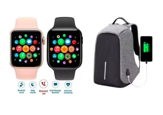 COMBO SMARTWATCH T500 + MORRAL ANTIRROB