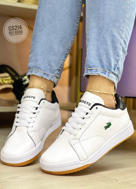 DEPORTIVO LACOSTE PARA DAMA