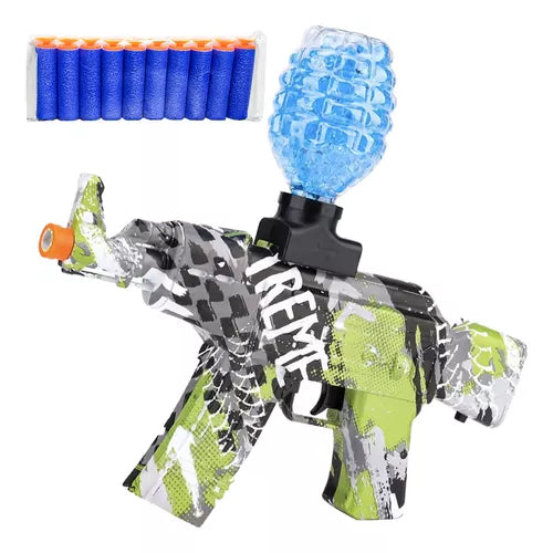 Pistola Hidrogel 2 en 1 BOLAS HIDROGEL Y DARDOS