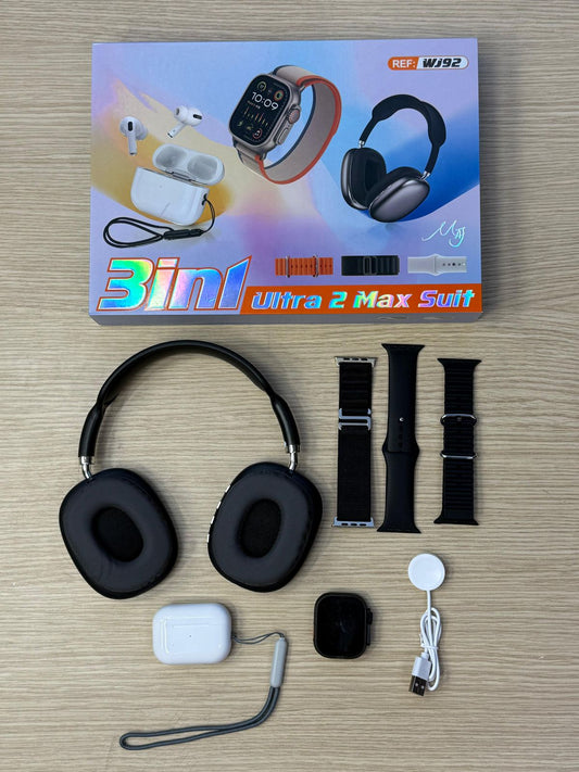 COMBO SMARTWATCH + DIADEMA + AIR PODS